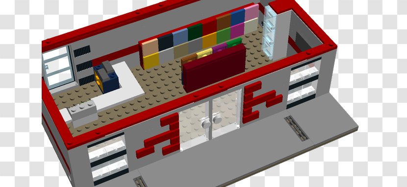 Facade - Building - Lego Modular Buildings Transparent PNG