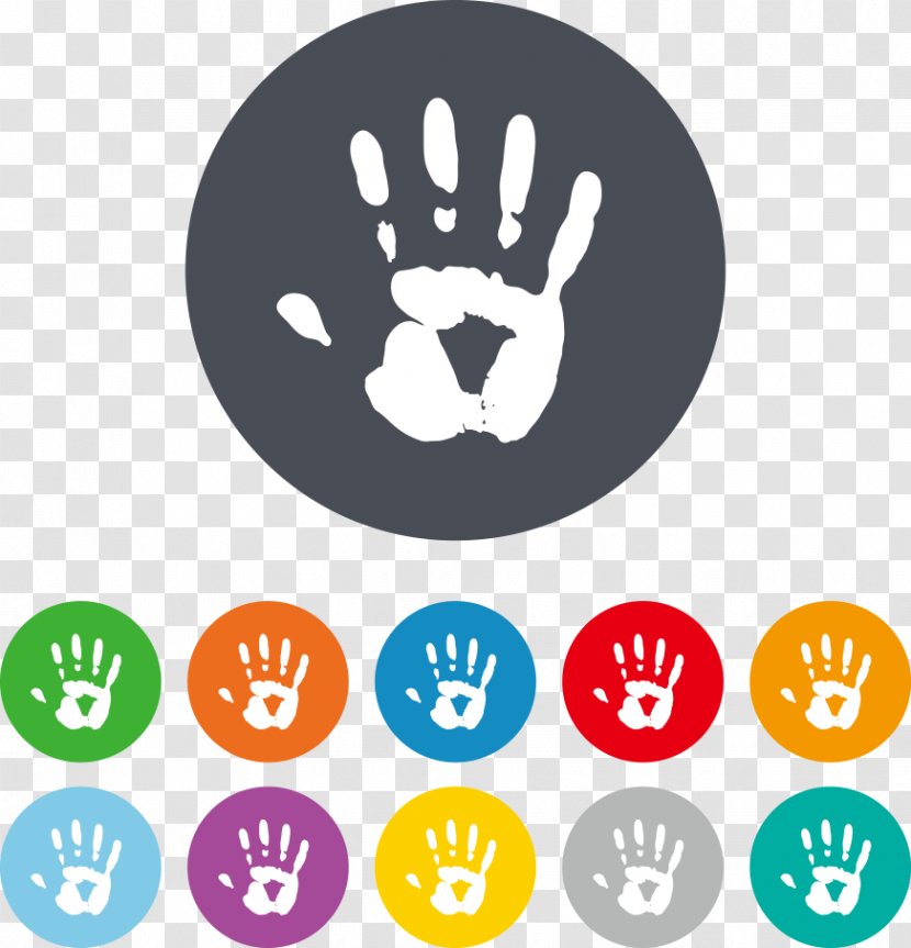 Royalty-free Stock Photography - Business Vector Handprint Color Transparent PNG