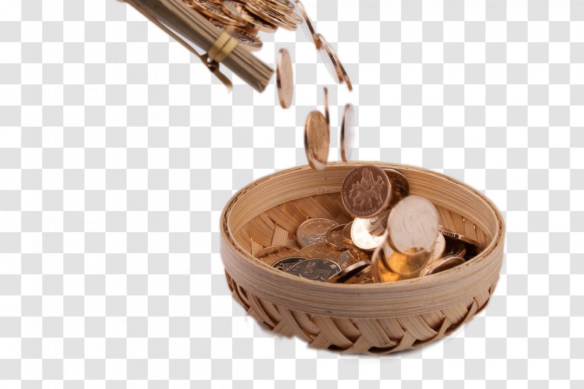 Renminbi Location Personal Finance Loan - Stock - Poured Into The Yard Of Coin Box Transparent PNG