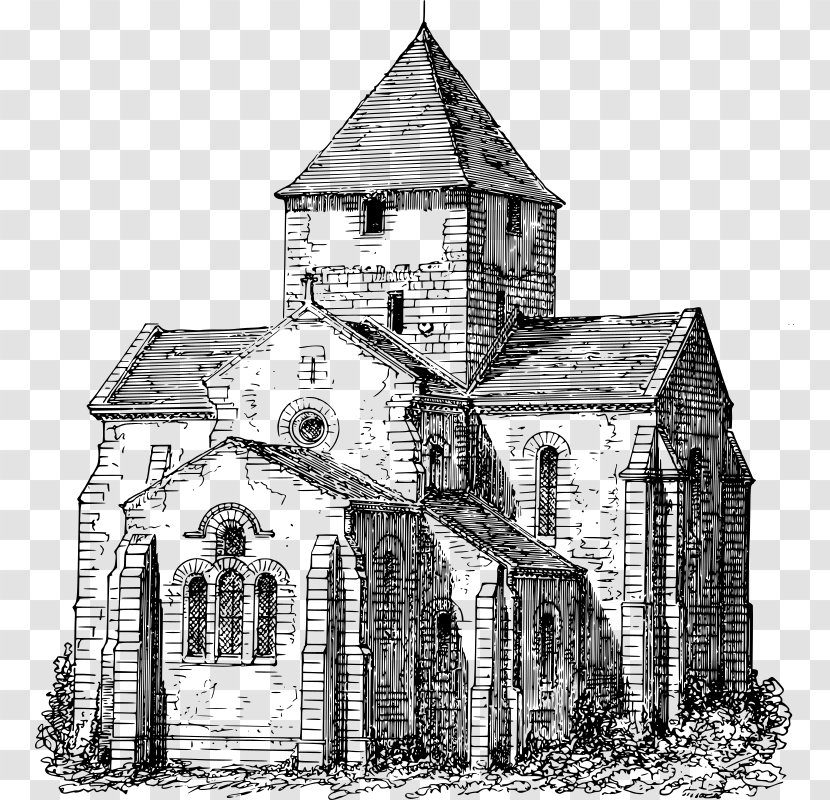 Building Church Drawing - History Transparent PNG