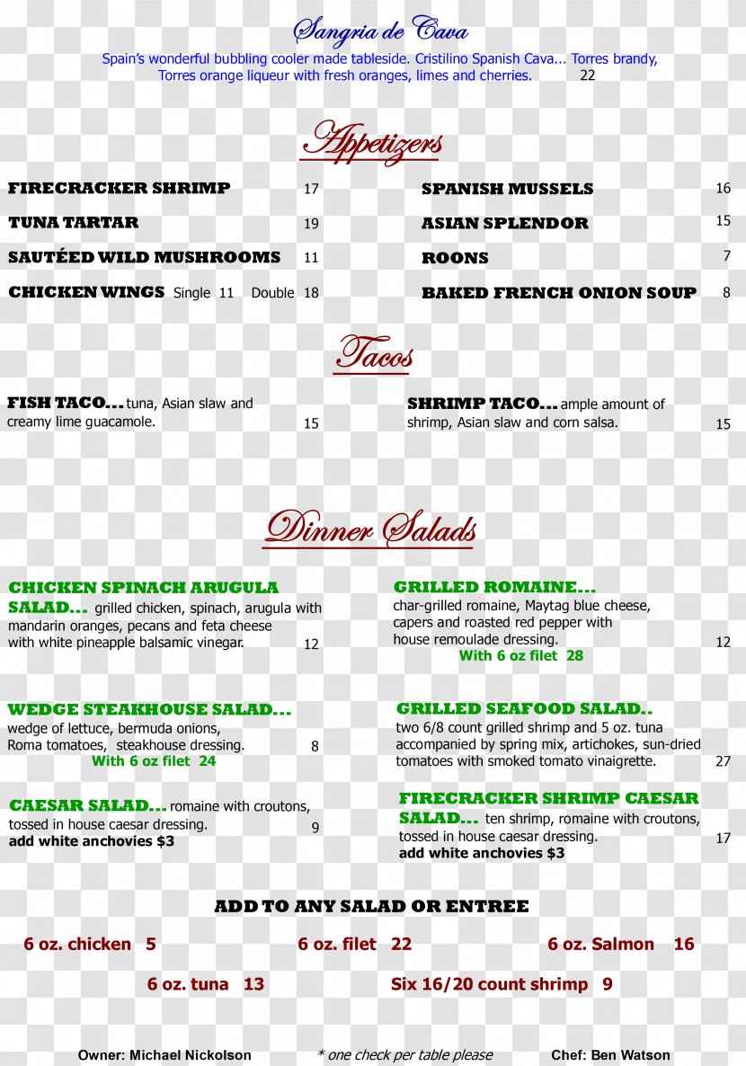 Chophouse Restaurant The Silver Fox Steakhouse Bar Menu - Beef - Ellicottville Transparent PNG