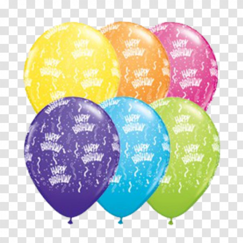 Toy Balloon Happy Birthday To You Party - Ball Transparent PNG