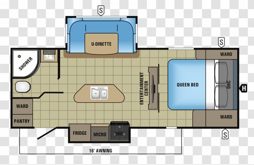 Campervans Caravan Jayco, Inc. Big Sky RV Price - Floor Plan - Camping Tent Transparent PNG