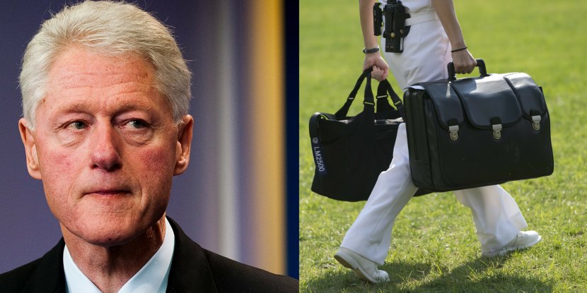 White House Donald Trump Nuclear Football Briefcase Weapon - Bill Clinton Transparent PNG