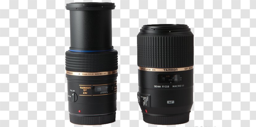 Camera Lens Tamron SP AF 90mm F/2.8 Di 1:1 Macro 35mm F1.8 VC USD Photography - Singlelens Reflex Transparent PNG