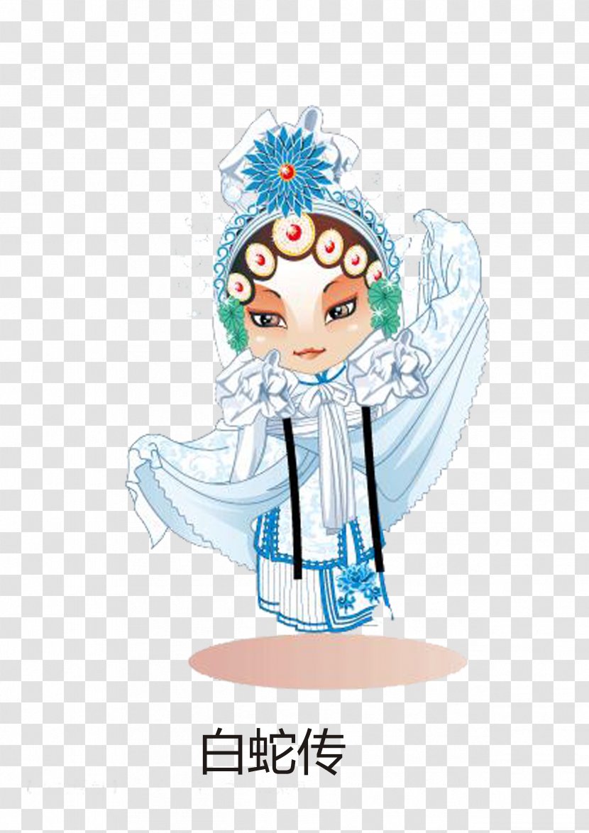 Legend Of The White Snake Coraline Jones Peking Opera Q-version - Male Transparent PNG