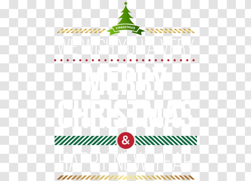 New Year's Day Christmas Wish Clip Art - Card - Merry Label Transparent PNG