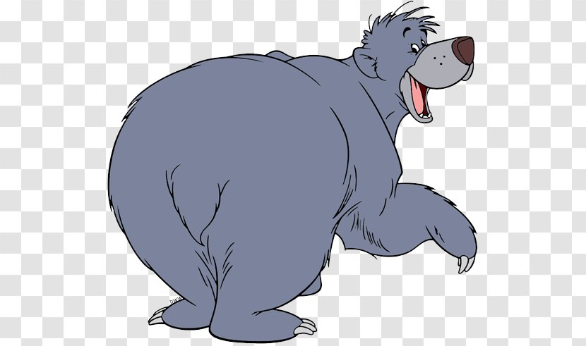 Baloo Bear The Jungle Book Clip Art - Carnivoran Transparent PNG