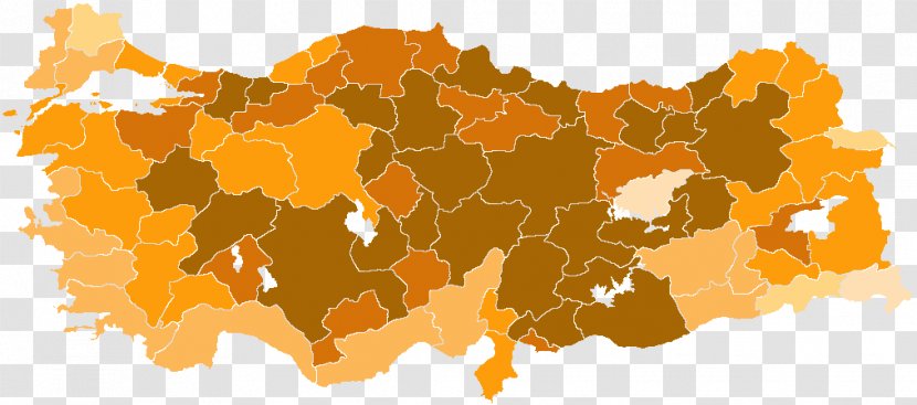 Turkish Constitutional Referendum, 2017 Erzincan Province Kars Ankara Justice And Development Party - Turkey - Map Transparent PNG