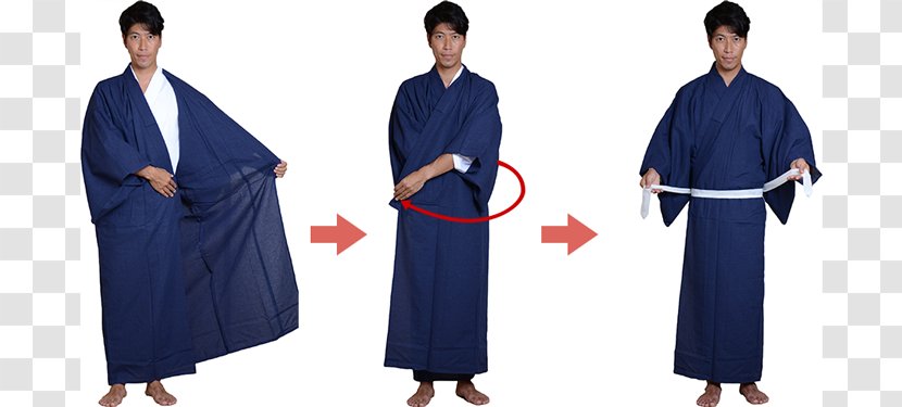 Robe Kimono Yukata Clothing Dress - Outerwear - Japan Transparent PNG