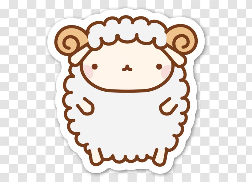 Sheep Sticker Decal Chicken Clip Art - Cute Transparent PNG