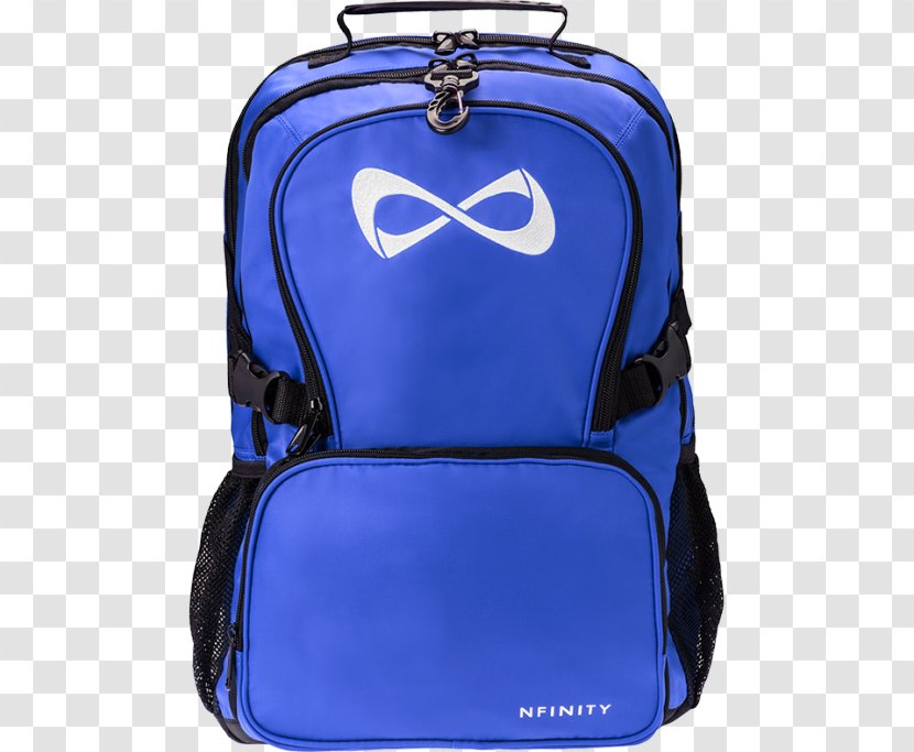 Backpack Nfinity Athletic Corporation Sparkle Cheerleading Sports - Electric Blue Transparent PNG