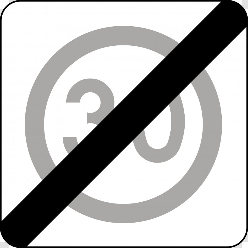 Prohibitory Traffic Sign Velocity Bundesstraße 40 Senyal - Monochrome Photography - Road Transparent PNG