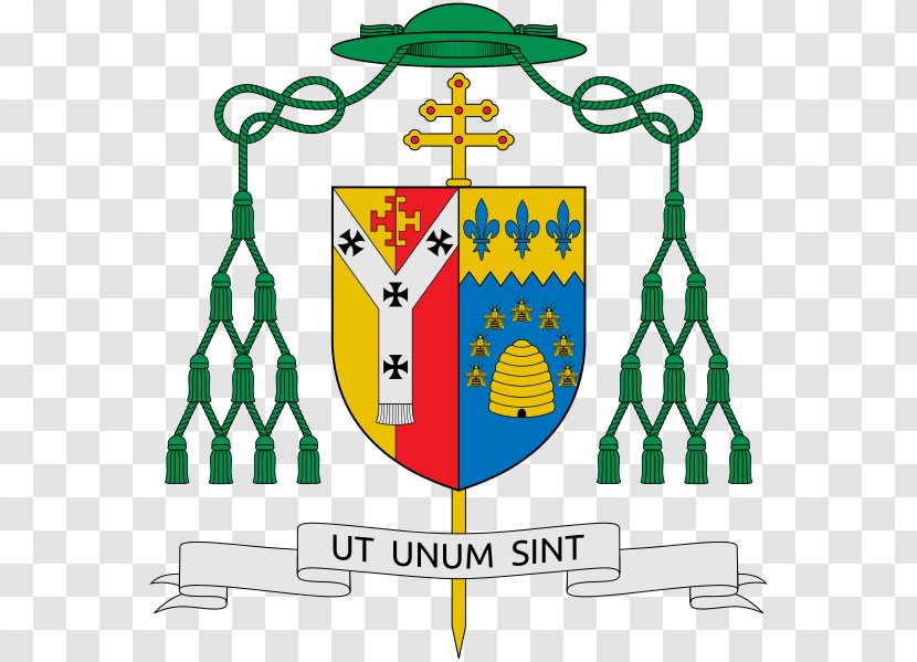 Coat Of Arms Crest Bishop Escutcheon That They All May Be One - Cardinal - Heraldic Maker Transparent PNG
