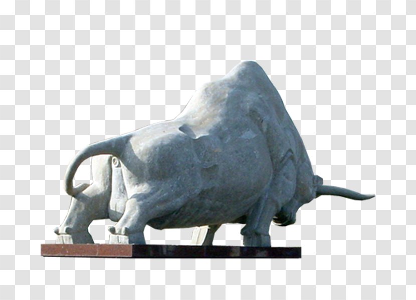 Bull Sculpture Stone Carving - Architecture - Landmarks Transparent PNG