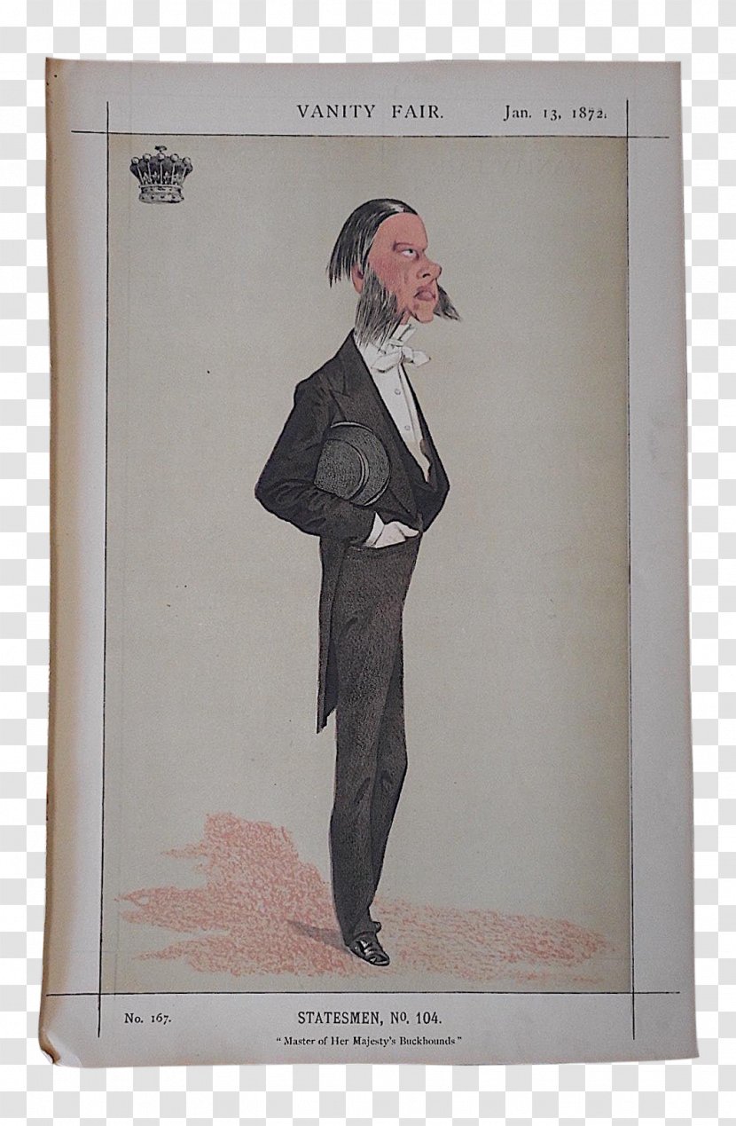 Earl Of Cork Vanity Fair Giclée - Costume Design - Painting Transparent PNG