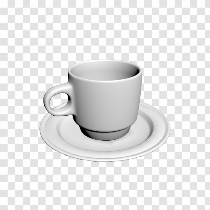 White Coffee Espresso Ristretto Mug - Coffeem - A Cup Transparent PNG