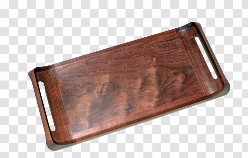 Eastern Black Walnut English Wood Table Tray - Living Room - Features Transparent PNG