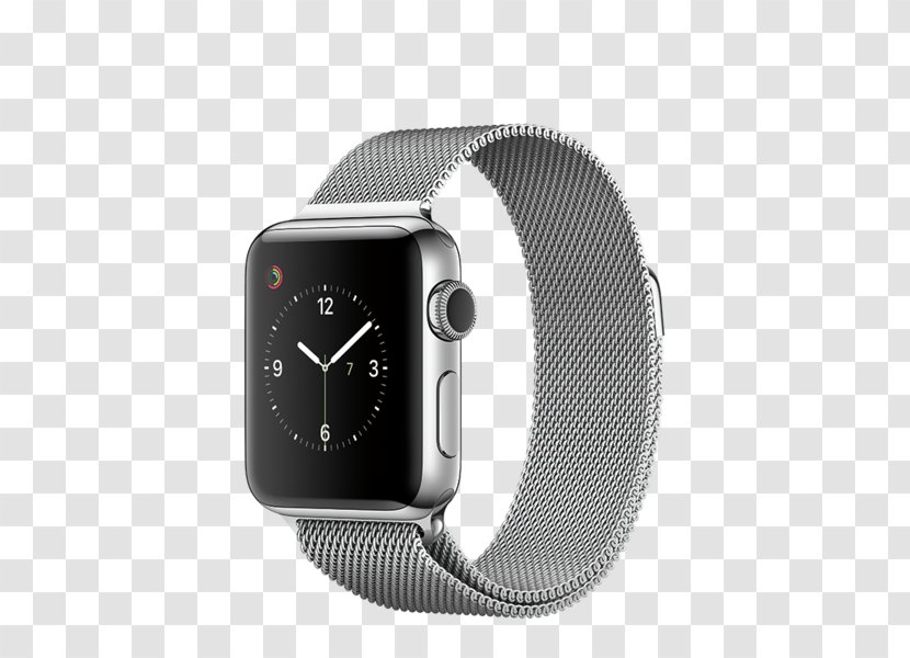 Apple Watch Series 3 2 1 Stainless Steel Transparent PNG