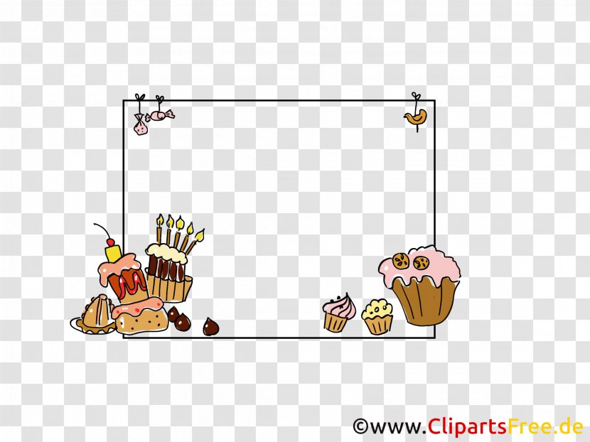 Borders And Frames Clip Art Drawing Image Download - Cartoon - Cake Transparent PNG