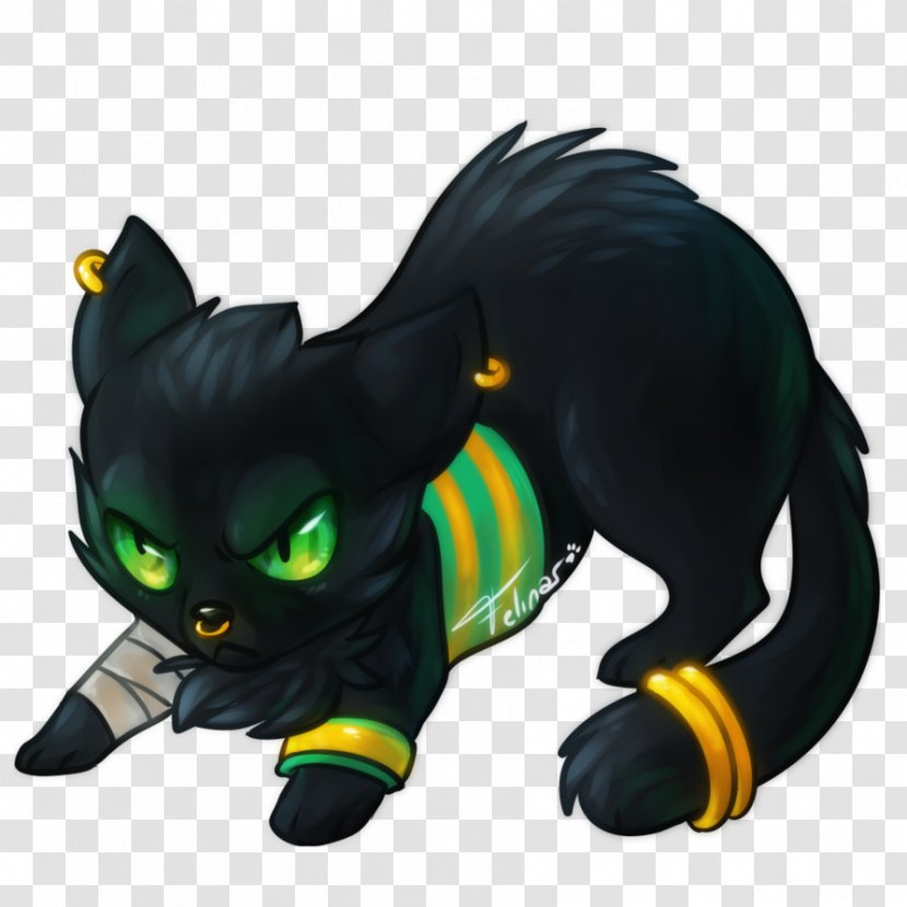 Black Cat DeviantArt Fan Art - Cartoon Transparent PNG