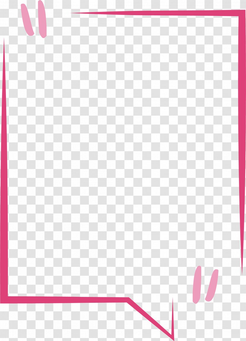 The Red Line Header Box - Pink - Material Transparent PNG