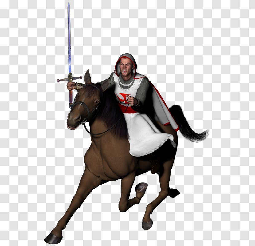 Knights Templar Horse Crusades - Willy Caballero Transparent PNG