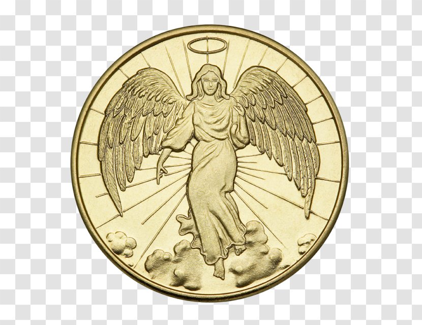 Silver Coin Angel Gold Hobo Nickel - Guardian Transparent PNG