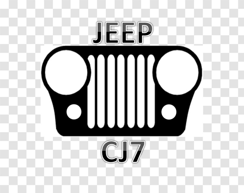 Jeep CJ Car Grille Logo - Cartoon Transparent PNG