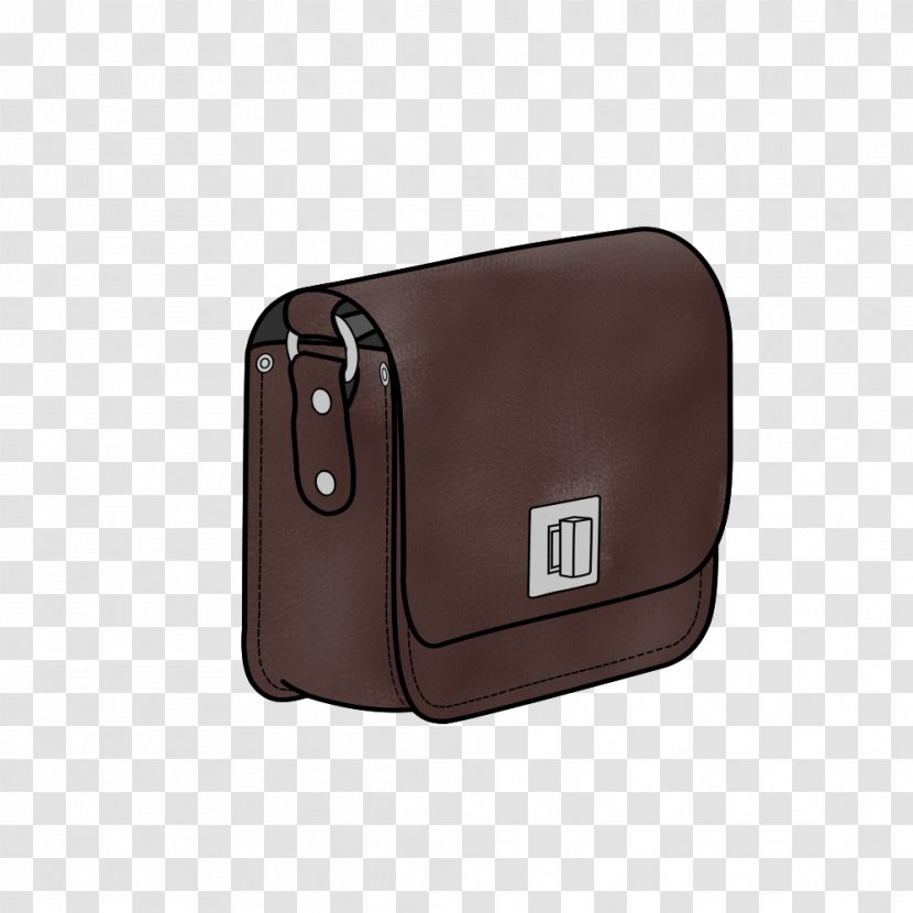 Messenger Bags Satchel Handbag Leather - Fashion - Walnut Transparent PNG
