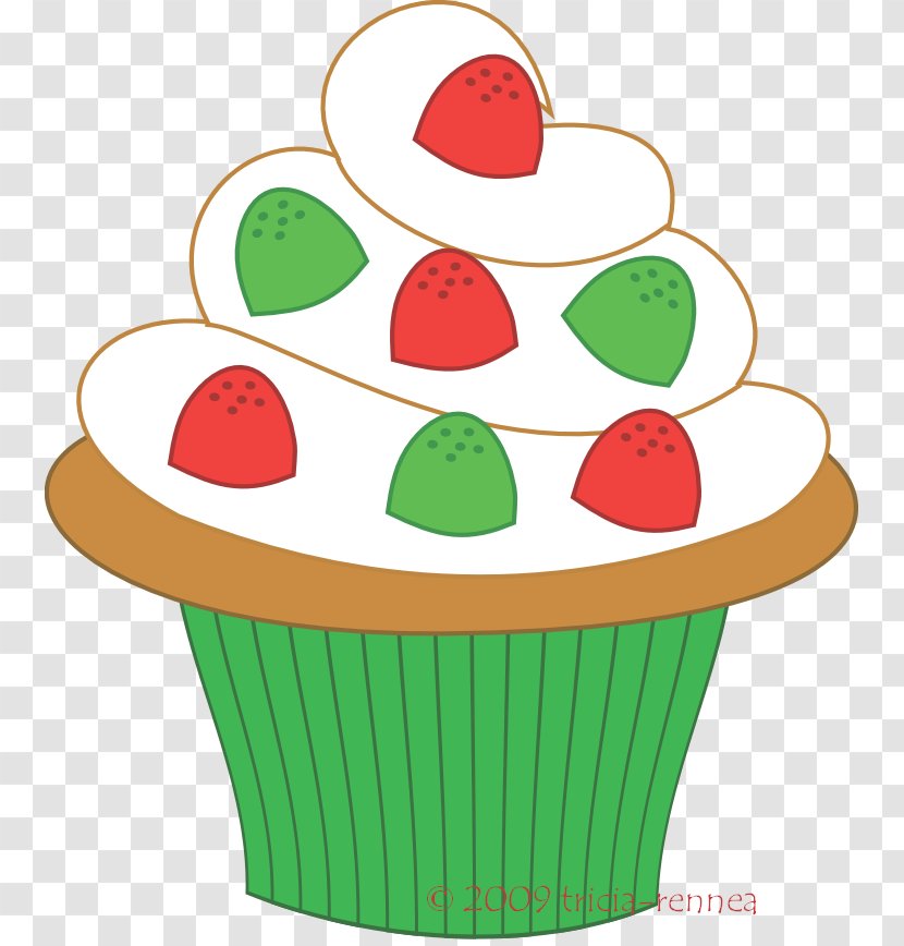 Cupcake Muffin Christmas Cake Birthday Clip Art - Baking Cup - Cute Cupcakes Cliparts Transparent PNG