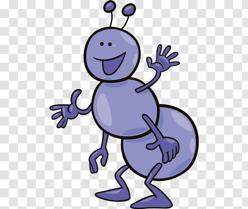Ant Cartoon Clip Art - Fictional Character - The Said Hello Transparent PNG