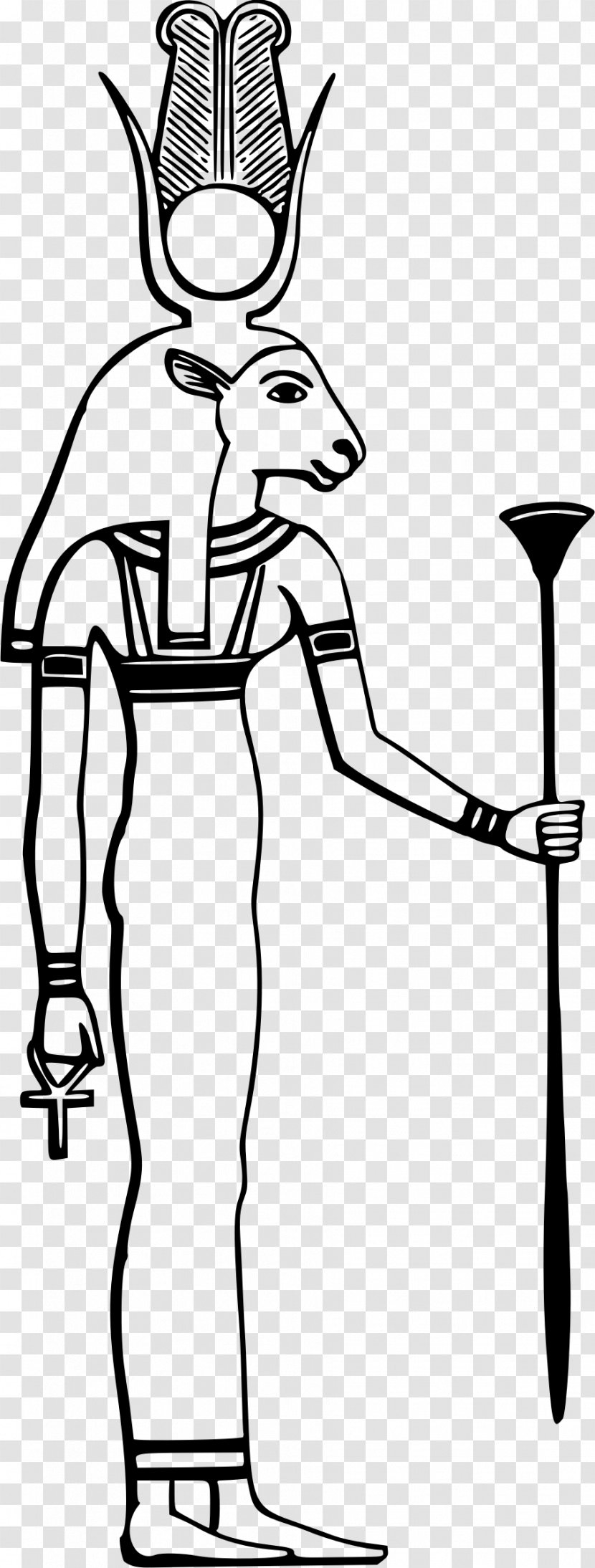 Ancient Egyptian Deities Hathor Mythology - Neck - Shoe Transparent PNG