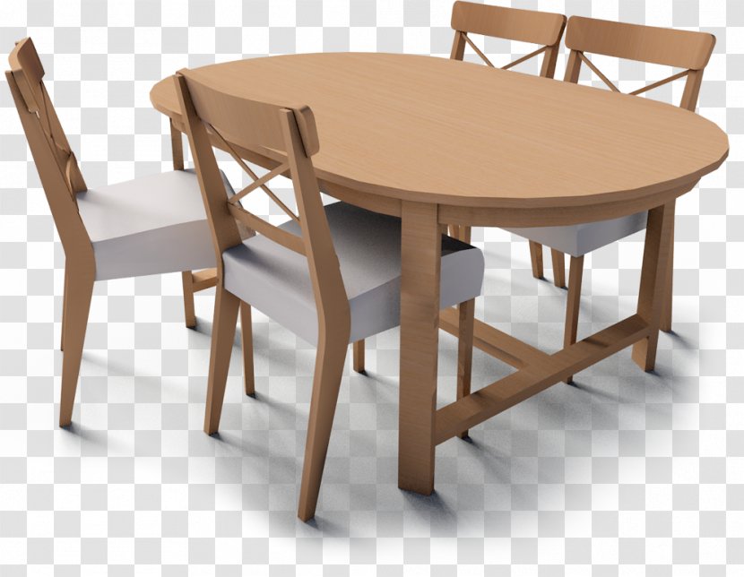 Table Matbord Chair Kitchen - Hardwood - And Transparent PNG