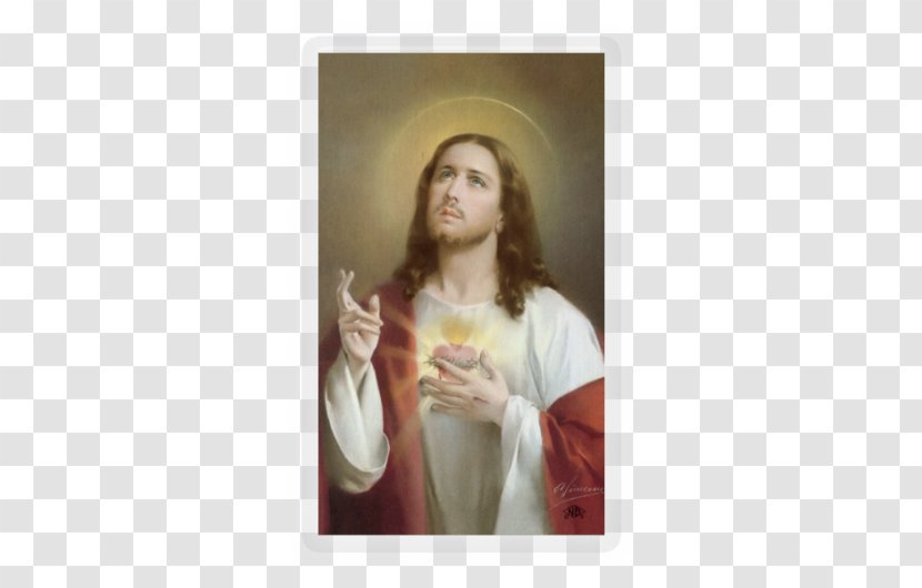 Mary Paray-le-Monial Feast Of The Sacred Heart Holy Card - Church Jesus Christ Latterday Saints Transparent PNG