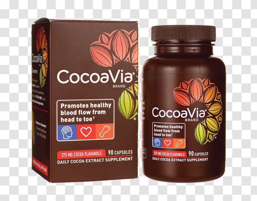 Mars CocoaVia Dietary Supplement Dark Chocolate Food - Cocoa Solids - Health Transparent PNG
