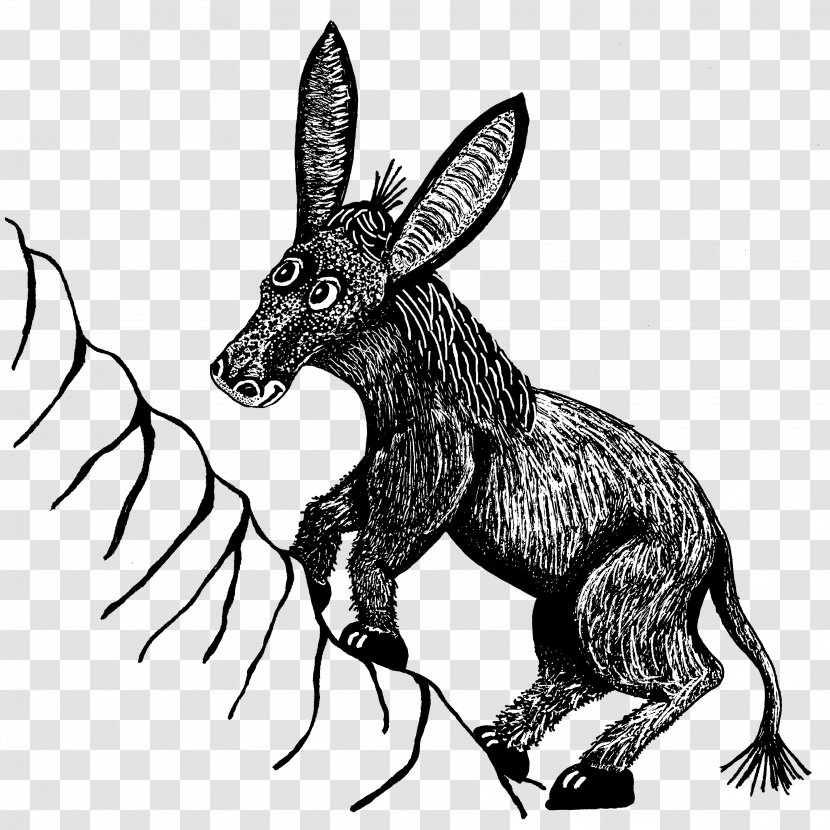 Donkey Pack Animal Macropodidae Kangaroo Hare - Donkie Transparent PNG