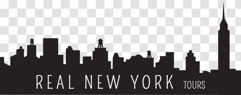 New York City Skyline Silhouette - Cityscape - Tour Guide Transparent PNG