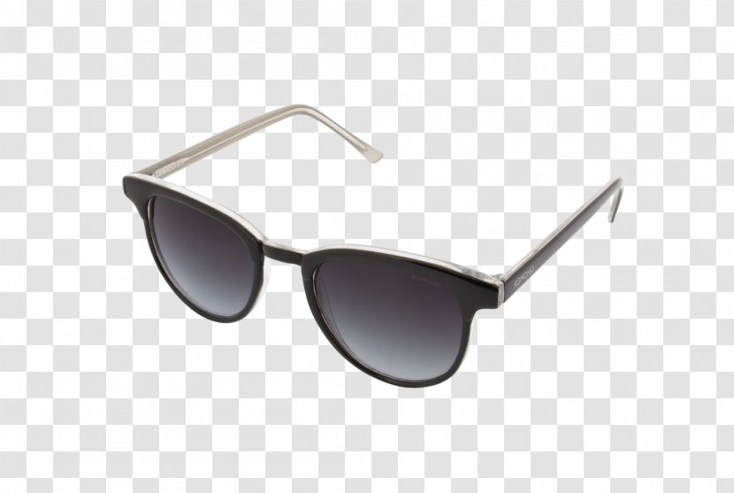 Sunglasses KOMONO White Randolph Engineering Green Transparent PNG