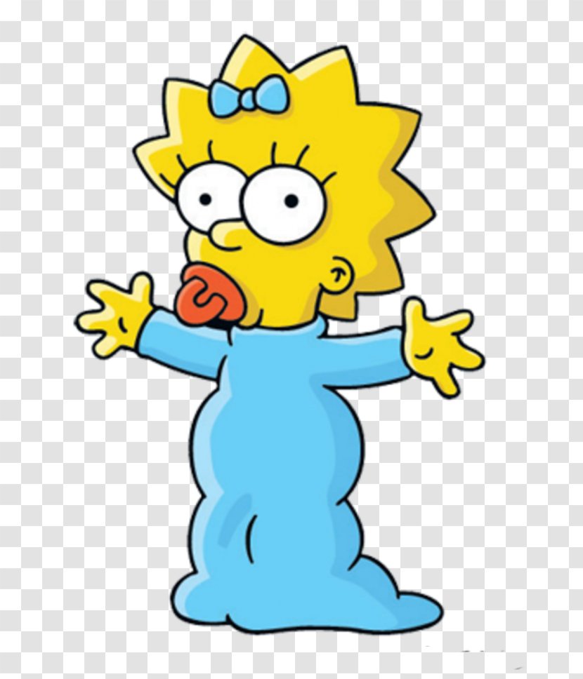 Maggie Simpson Marge Homer Lisa Bart - Artwork Transparent PNG