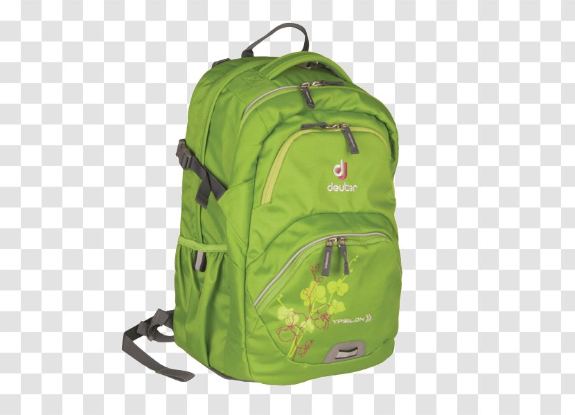 Backpack Hand Luggage Bag Green - Yellow Transparent PNG