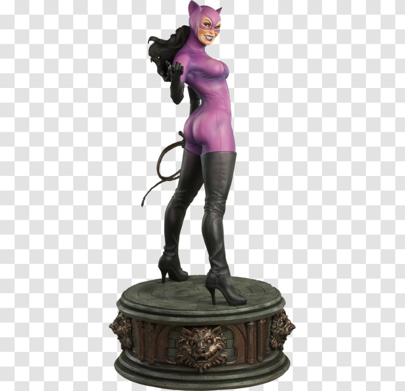 Catwoman Batman Sideshow Collectibles Comics Statue Transparent PNG