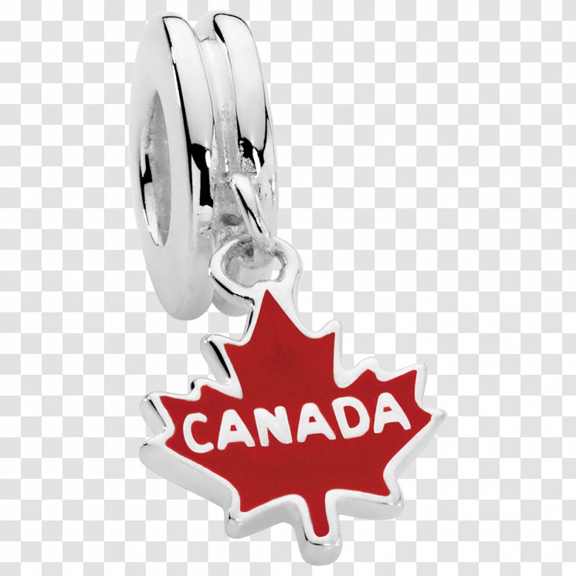 Maple Leaf Canada Charm Bracelet Silver - Graduation Trip Transparent PNG