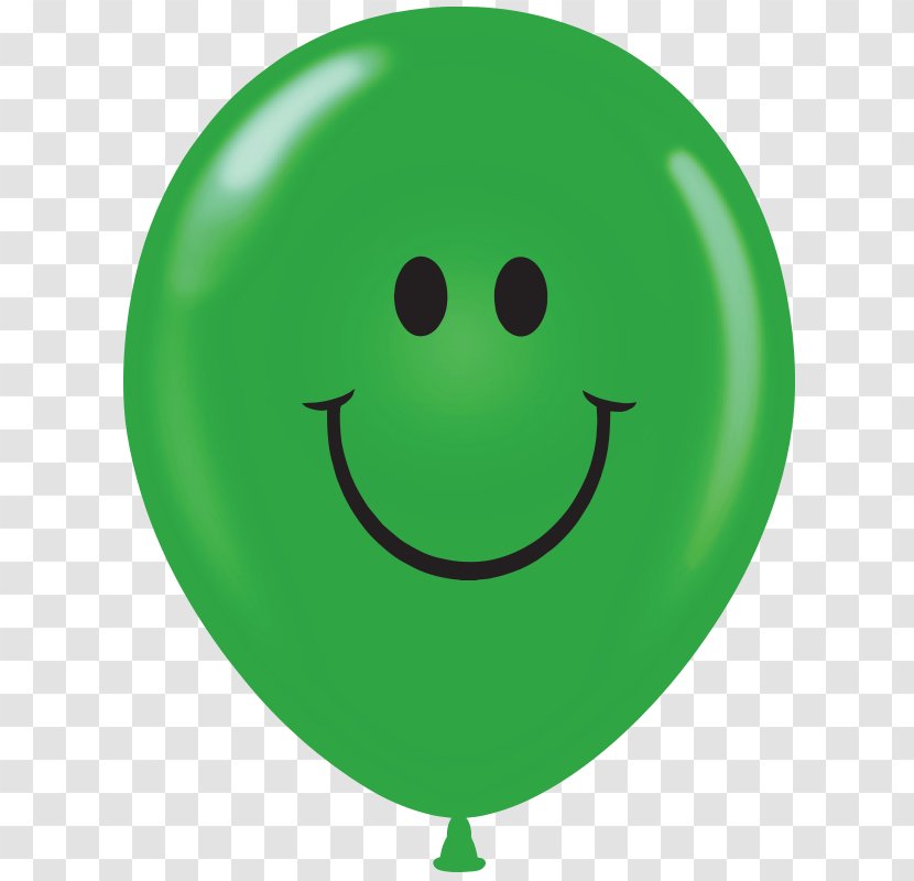 Smiley Green Balloon - Happiness Transparent PNG