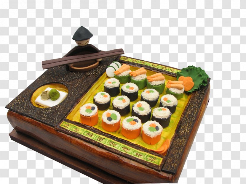 Sushi Japanese Cuisine Torte Sashimi Torta Transparent PNG