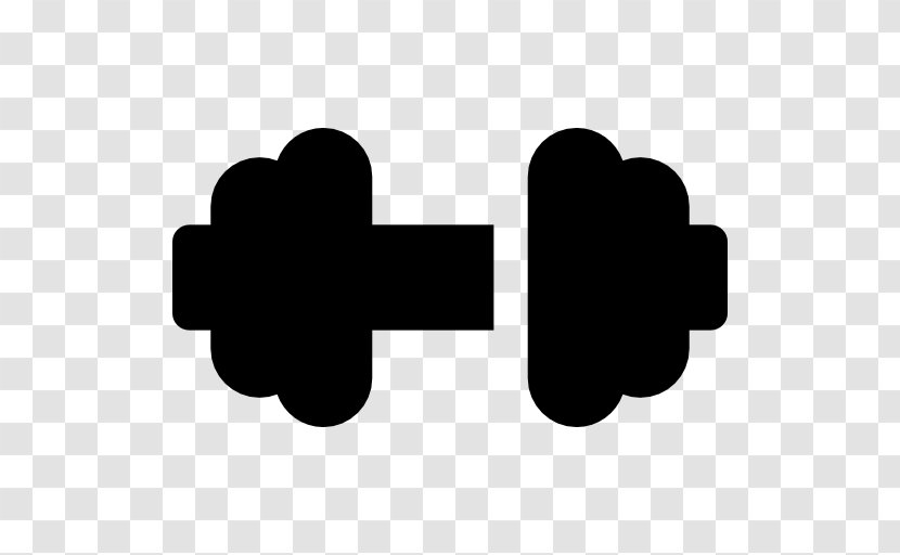 Dumbbell - Monochrome - Interface Transparent PNG