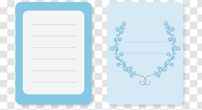 Paper Drawing Notebook Doodle - Tree - Vector Blue Notes Transparent PNG