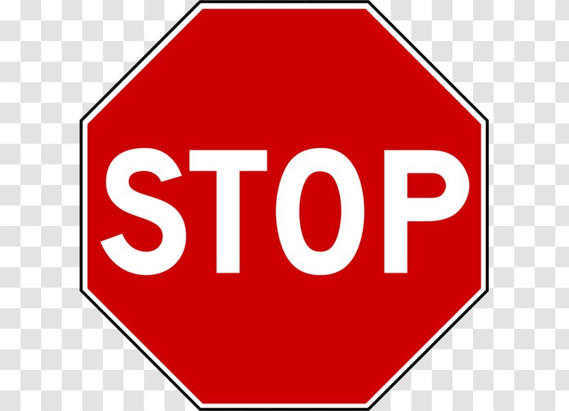 Stop Sign Traffic Floor Marking Tape - Logo - Rambu Transparent PNG