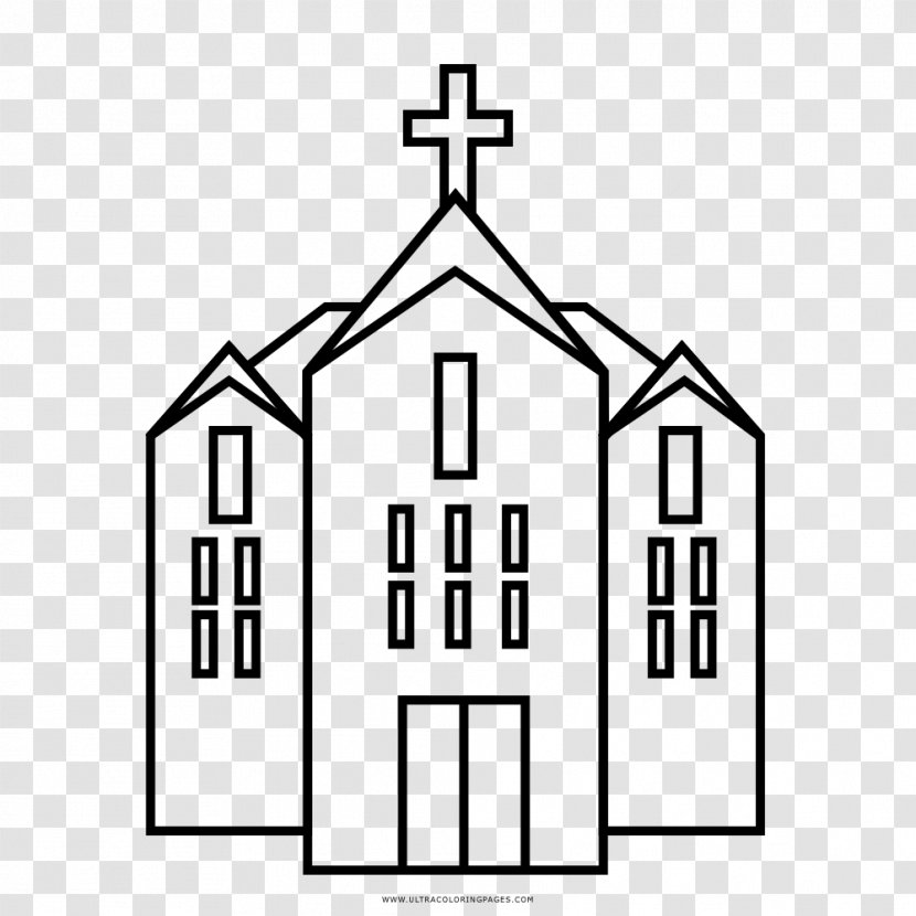 Coloring Book Drawing Church Child Temple - Structure - Posters Transparent PNG
