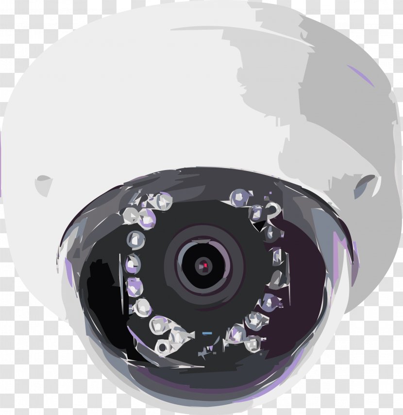 Wireless Security Camera Clip Art - Lens Transparent PNG